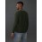 Men's Casual Knitted Cardigan With Long Sleeves And Lapel Collar, Button-up Front Sweater
