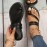 Women's Toe Loop Flat Slide Sandals - Comfortable Non-Slip Beach Slippers