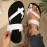 Women's Casual Open Toe Flat Slide Sandals for Fashionable Summer Beach Wear